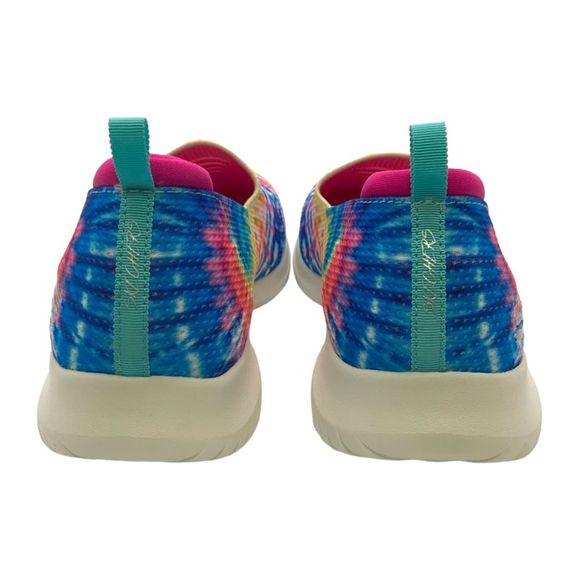 Skechers Ultra-Flex-Harmonious Slip-On Sneaker Rainbow Tie-Dye US Women's 10 - Picture 6 of 8